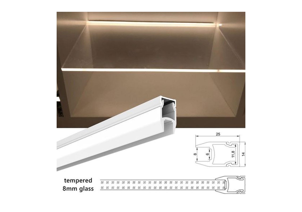 Embout pour profilé aluminium 25X14mm - BTPALP138-CA - Barcelona LED