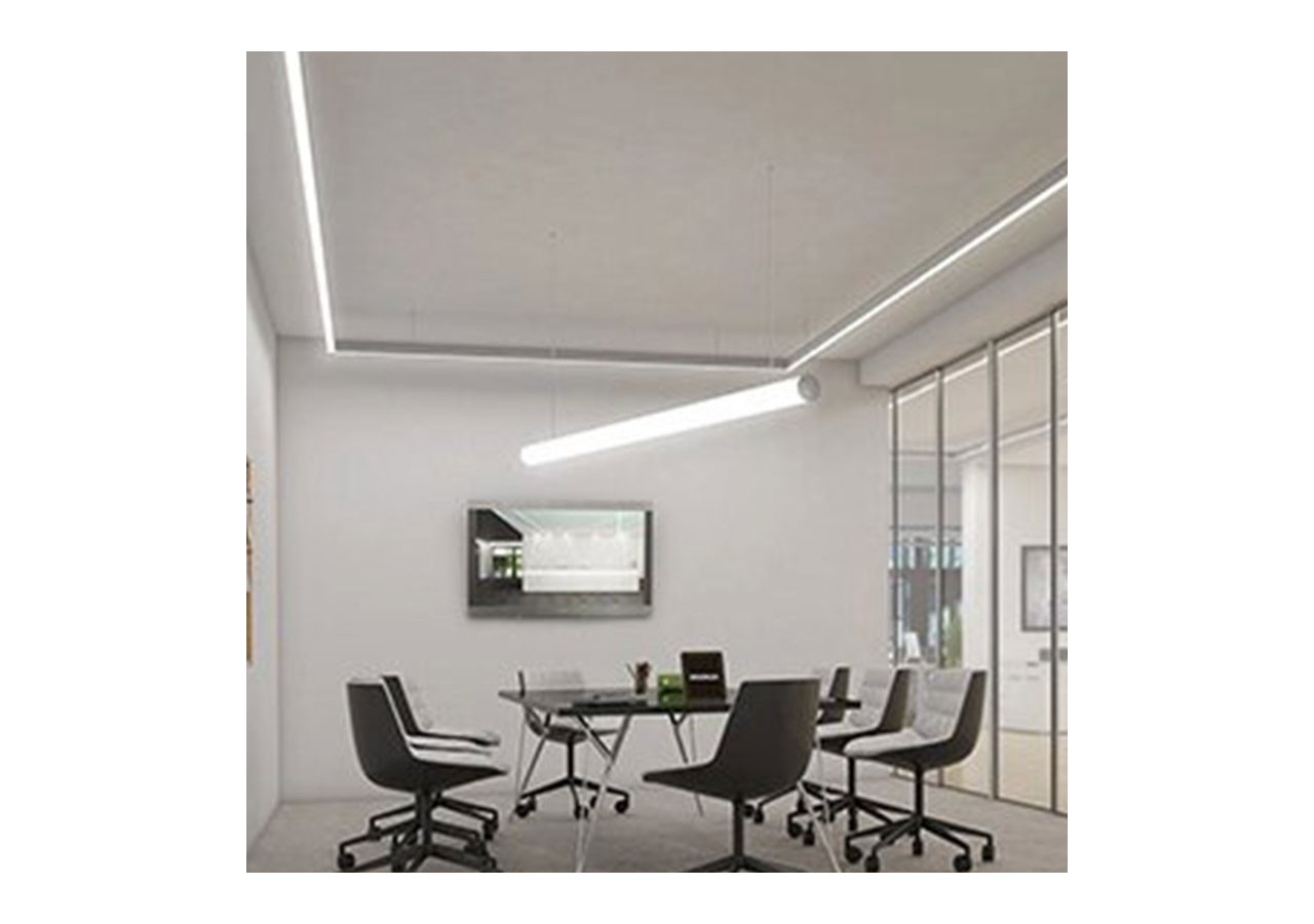 Profilé aluminium suspendu ou saillie 23X8mm pour ruban LED (2m) - BPERFT40 - Barcelona LED