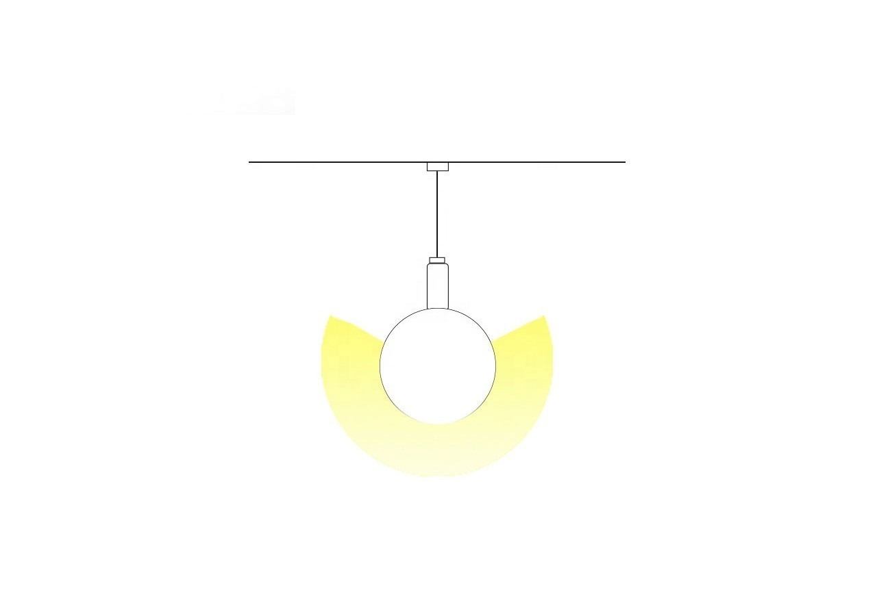 Profilé aluminium suspendu ou saillie 23X8mm pour ruban LED (2m) - BPERFT40 - Barcelona LED