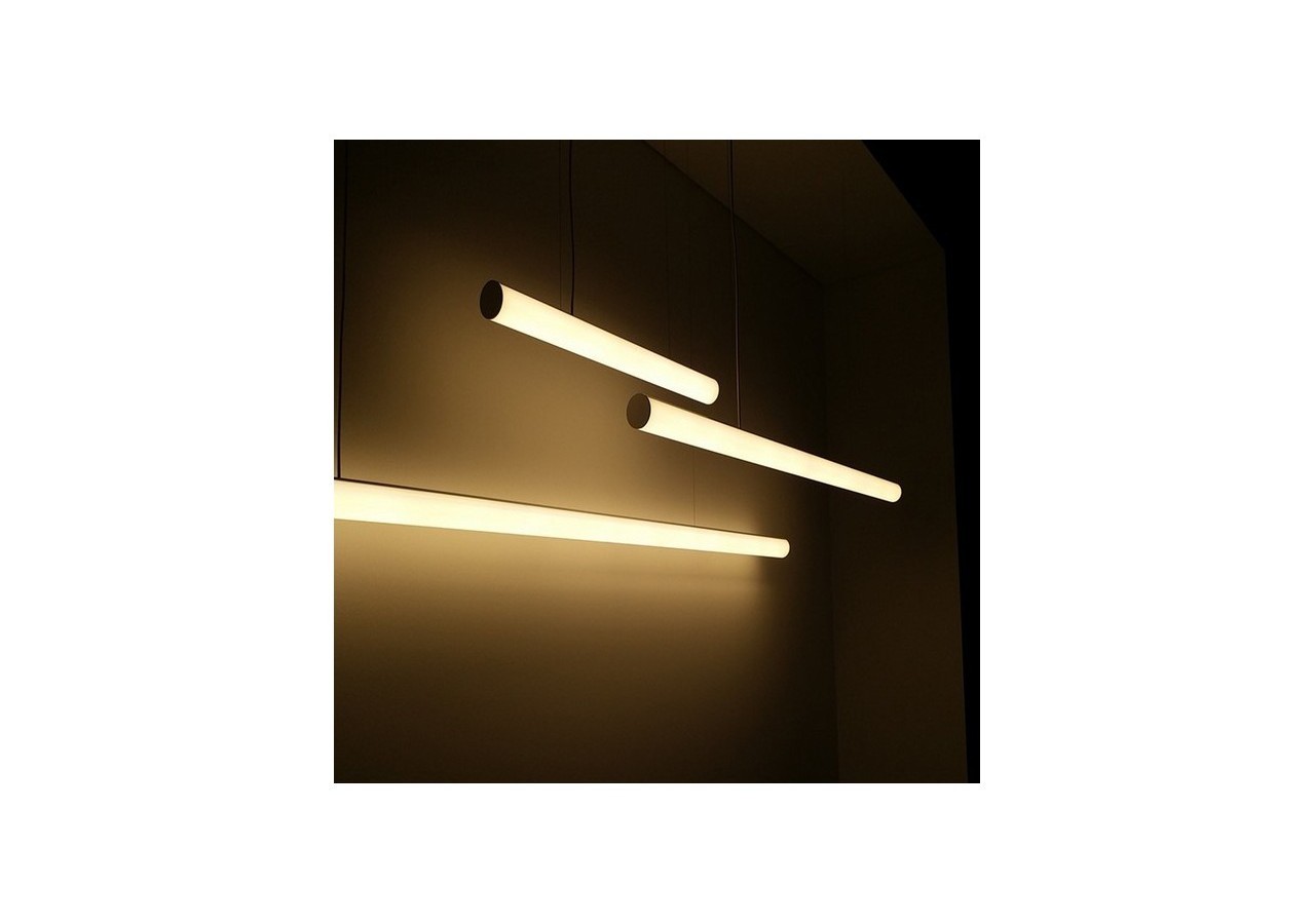 Profilé aluminium suspendu ou saillie 23X8mm pour ruban LED (2m) - BPERFT40 - Barcelona LED