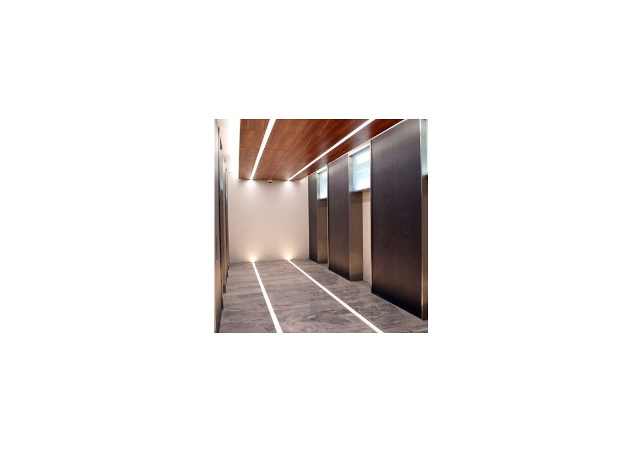 Profilé en aluminium encastrable au sol 22x13mm (2m) - BPERFALP131 - Barcelona LED