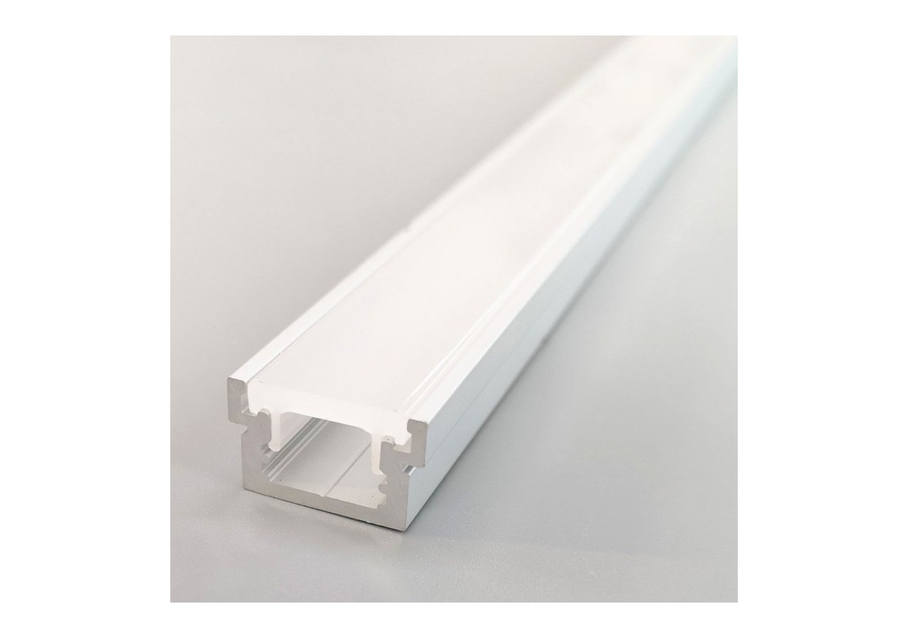 Profilé en aluminium encastrable au sol 22x13mm (2m) - BPERFALP131 - Barcelona LED