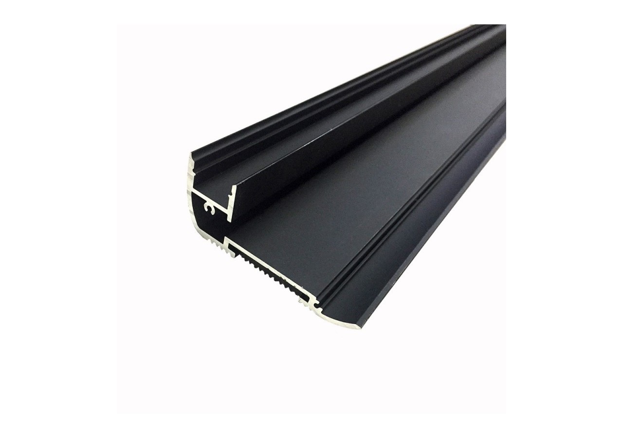 Profilé en aluminium pour éclairage des escaliers 65x27.5mm (2m) - BPERFALP024R-N - Barcelona LED