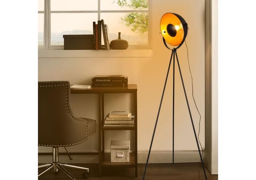 Lampadaire vintage avec trépied "Galilen"-E27 - LV428 - Barcelona LED Lampadaire vintage avec trépied "Galilen"-E27 - LV428 - Barcelona LED
