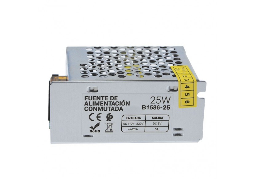 Alimentation à découpage 5V 25W - B1586-25 - Barcelona LED Alimentation à découpage 5V 25W - B1586-25 - Barcelona LED