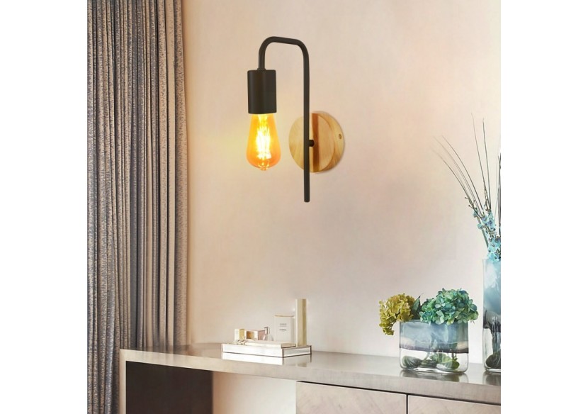 Applique murale intérieur "Finna" E27 - LN1313-N - Barcelona LED Applique murale intérieur "Finna" E27 - LN1313-N - Barcelona LED