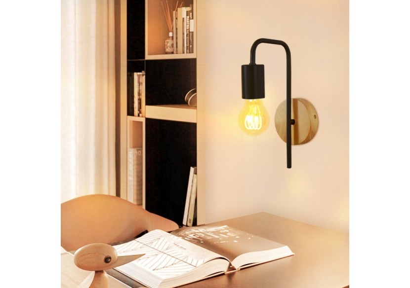 Applique murale intérieur "Finna" E27 - LN1313-N - Barcelona LED Applique murale intérieur "Finna" E27 - LN1313-N - Barcelona LED