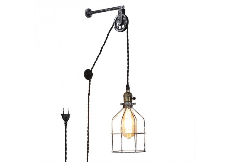 Suspension murale avec prise "Clockwell" E27 - LV425-G - Barcelona LED