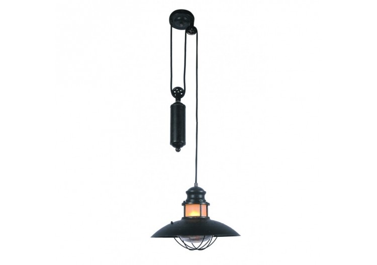 Suspension à poulie "Coal Pendant" E27 - LV245-C - Barcelona LED