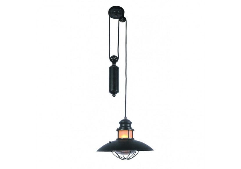 Suspension à poulie "Coal Pendant" E27 - LV245-C - Barcelona LED Suspension à poulie "Coal Pendant" E27 - LV245-C - Barcelona LED