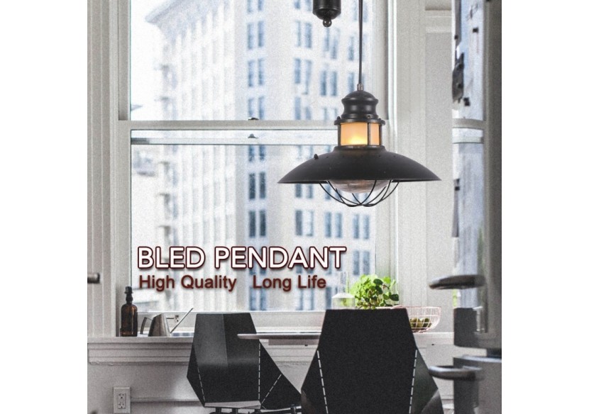 Suspension à poulie "Coal Pendant" E27 - LV245-C - Barcelona LED Suspension à poulie "Coal Pendant" E27 - LV245-C - Barcelona LED