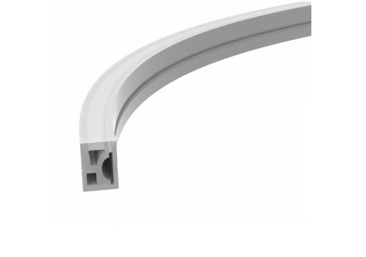 Étui flexible en silicone pour la conversion des bandes LED en néon-16x16mm-5m - BPERFLEX16X16-S - Barcelona LED