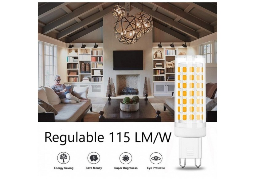 Ampoule LED G9 4w 370 Lumens Dimmable - B766-BC - Barcelona LED Ampoule LED G9 4w 370 Lumens Dimmable - B766-BC - Barcelona LED