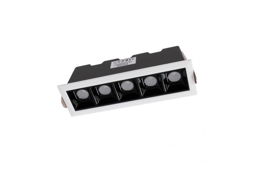 Spot linéaire LED encastré 10W-Puce OSRAM-UGR18-IRC90 - B1212-B-BN - Barcelona LED