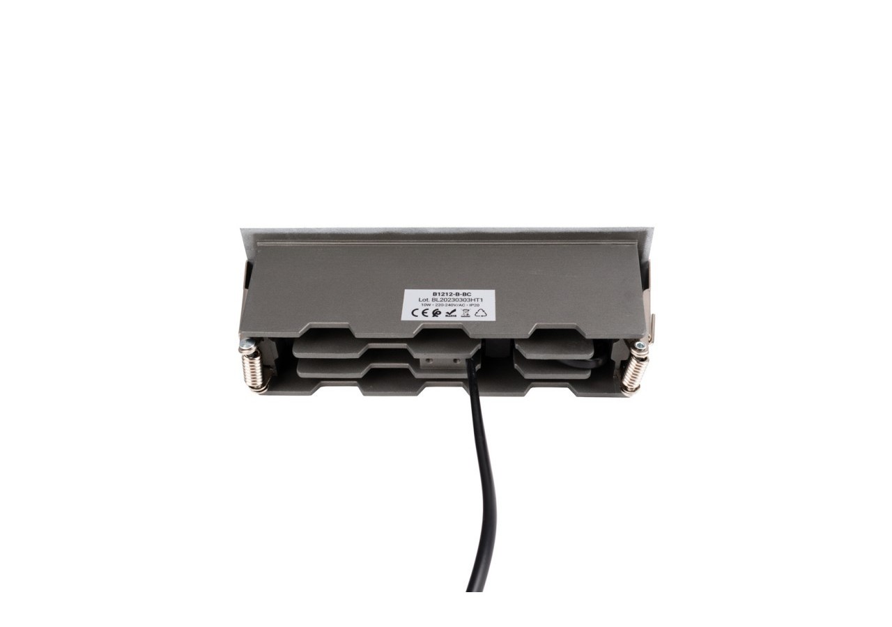 Spot linéaire LED encastré 10W-Puce OSRAM-UGR18-IRC90 - B1212-B-BN - Barcelona LED