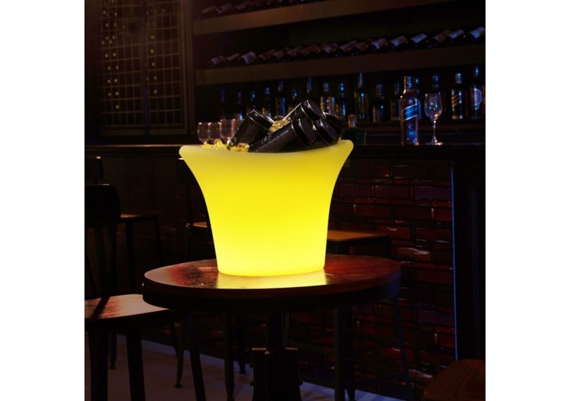 Seau à bouteilles lumineux LED RGBW sans fil IP65 - MU3003 - Barcelona LED