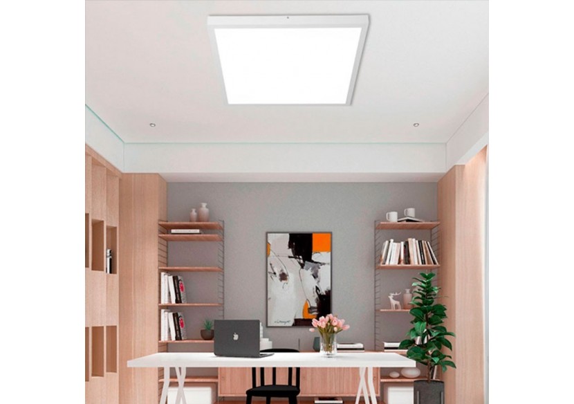 Panneau LED 60x60 en saillie extra-plat CCT- Dimmable à télécommande-40W-Avec KIT de montage - B4292-CCT - Barcelona LED Panneau LED 60x60 en saillie extra-plat CCT- Dimmable à télécommande-40W-Avec KIT de montage - B4292-CCT - Barcelona LED