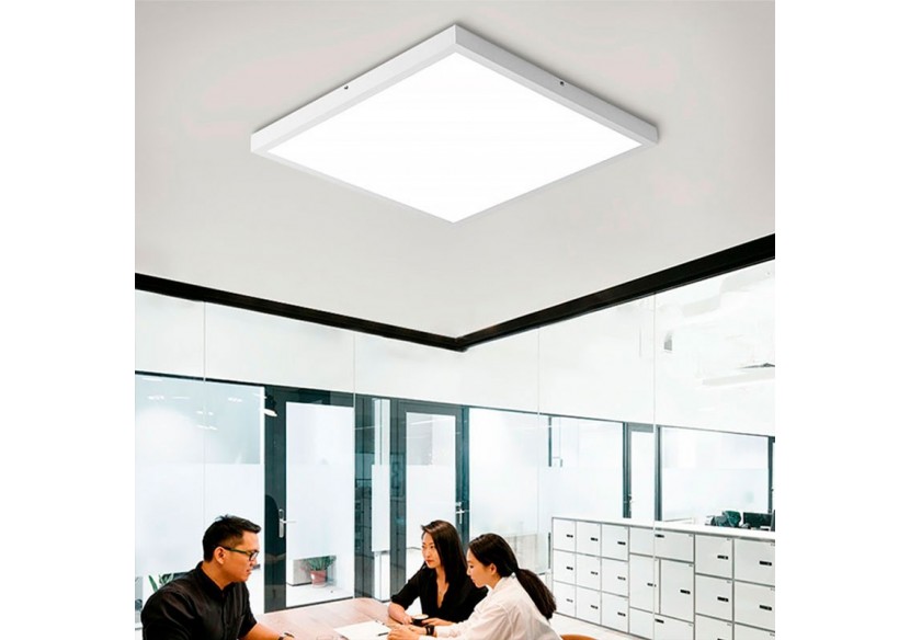Panneau LED 60x60 en saillie extra-plat CCT- Dimmable à télécommande-40W-Avec KIT de montage - B4292-CCT - Barcelona LED Panneau LED 60x60 en saillie extra-plat CCT- Dimmable à télécommande-40W-Avec KIT de montage - B4292-CCT - Barcelona LED