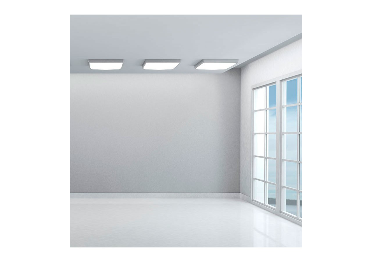 Panneau LED 60x60 en saillie extra-plat CCT- Dimmable à télécommande-40W-Avec KIT de montage - B4292-CCT - Barcelona LED