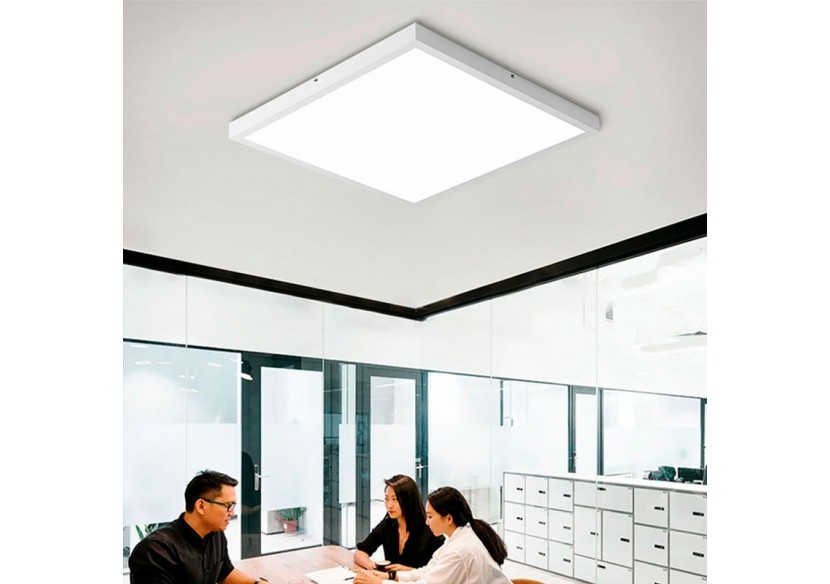 Panneau LED 60x60 en saillie extra-plat CCT- Dimmable à télécommande-40W-Avec KIT de montage - B4292-CCT - Barcelona LED Panneau LED 60x60 en saillie extra-plat CCT- Dimmable à télécommande-40W-Avec KIT de montage - B4292-CCT - Barcelona LED