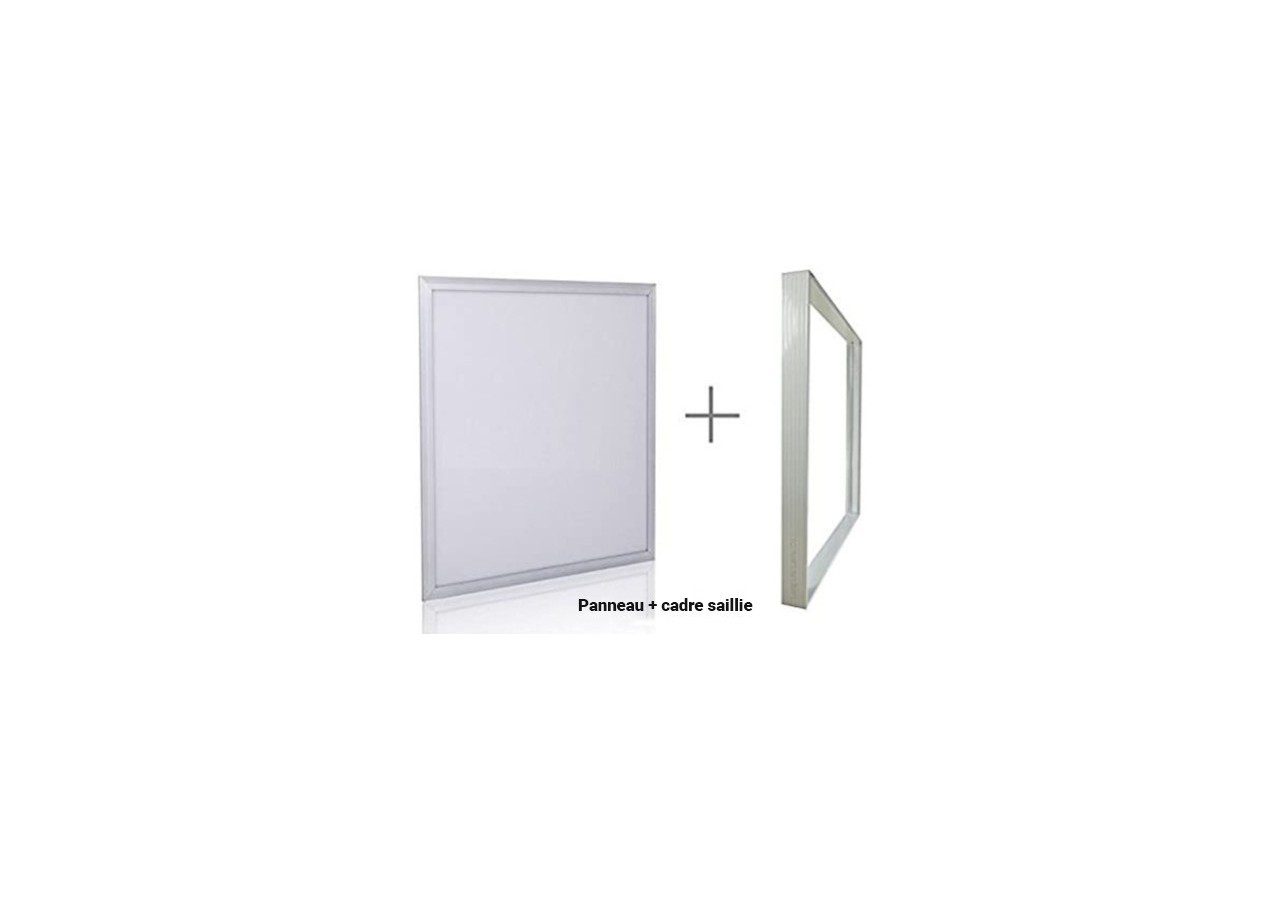 Panneau LED 60x60 en saillie extra-plat-Driver PHILIPS-44W-UGR19-avec KIT de montage - B4292-UGR19-BC - Barcelona LED