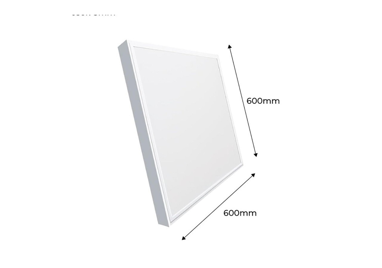 Panneau LED 60x60 en saillie extra-plat-Driver PHILIPS-44W-UGR19-avec KIT de montage - B4292-UGR19-BC - Barcelona LED