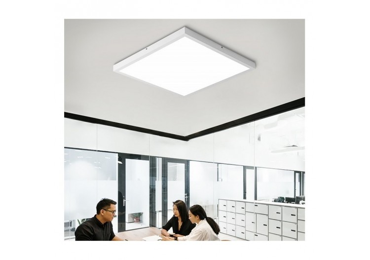 Panneau LED 60x60 en saillie extra-plat-Driver OSRAM-40W-UGR18-IRC90-Avec KIT de montage - B4292-UGR18-BN - Barcelona LED 2