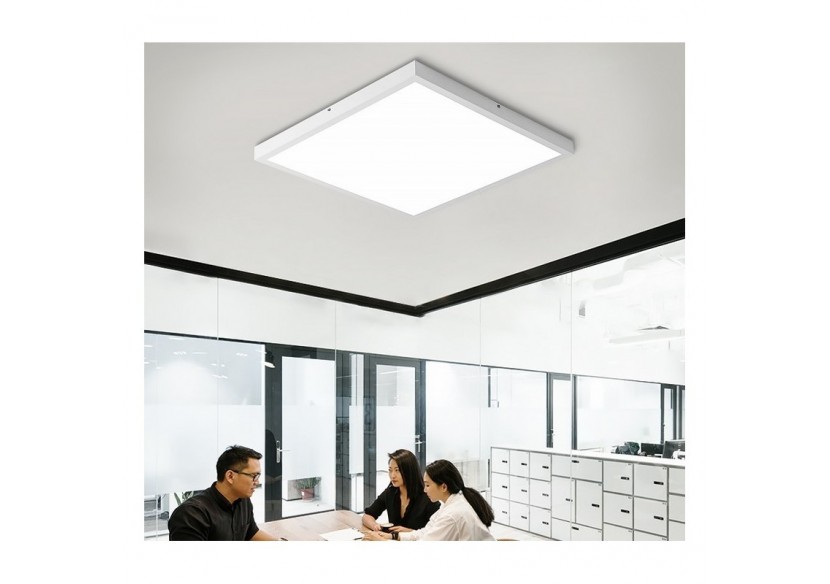 Panneau LED 60x60 en saillie extra-plat-Driver OSRAM-40W-UGR18-IRC90-Avec KIT de montage - B4292-UGR18-BN - Barcelona LED Panneau LED 60x60 en saillie extra-plat-Driver OSRAM-40W-UGR18-IRC90-Avec KIT de montage - B4292-UGR18-BN - Barcelona LED