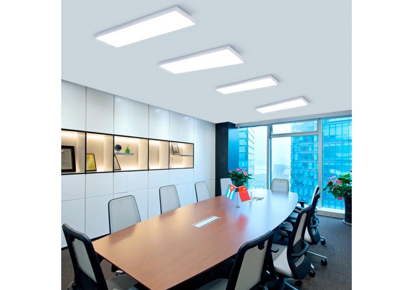 Panneau LED 120x60 en saillie extra-plat-Driver Philips-72W-UGR19-Avec KIT de montage - B4291-BF - Barcelona LED Panneau LED 120x60 en saillie extra-plat-Driver Philips-72W-UGR19-Avec KIT de montage - B4291-BF - Barcelona LED