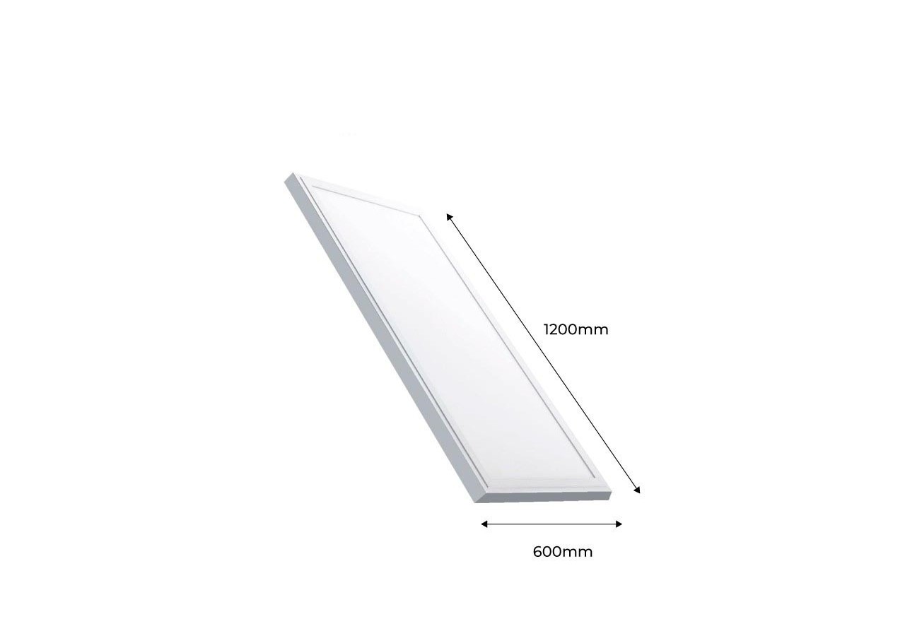 Panneau LED 120x30 extra-plat en saillie-Driver Philips-44W-UGR19-Avec KIT de montage - B4290-BC - Barcelona LED