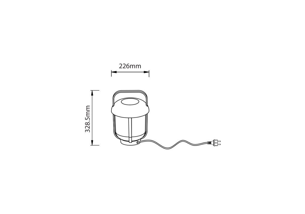 Lampe extérieur "Serène" IP44 E27 - L1559-N - Barcelona LED
