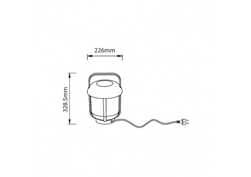 Lampe extérieur "Serène" IP44 E27 - L1559-N - Barcelona LED Lampe extérieur "Serène" IP44 E27 - L1559-N - Barcelona LED
