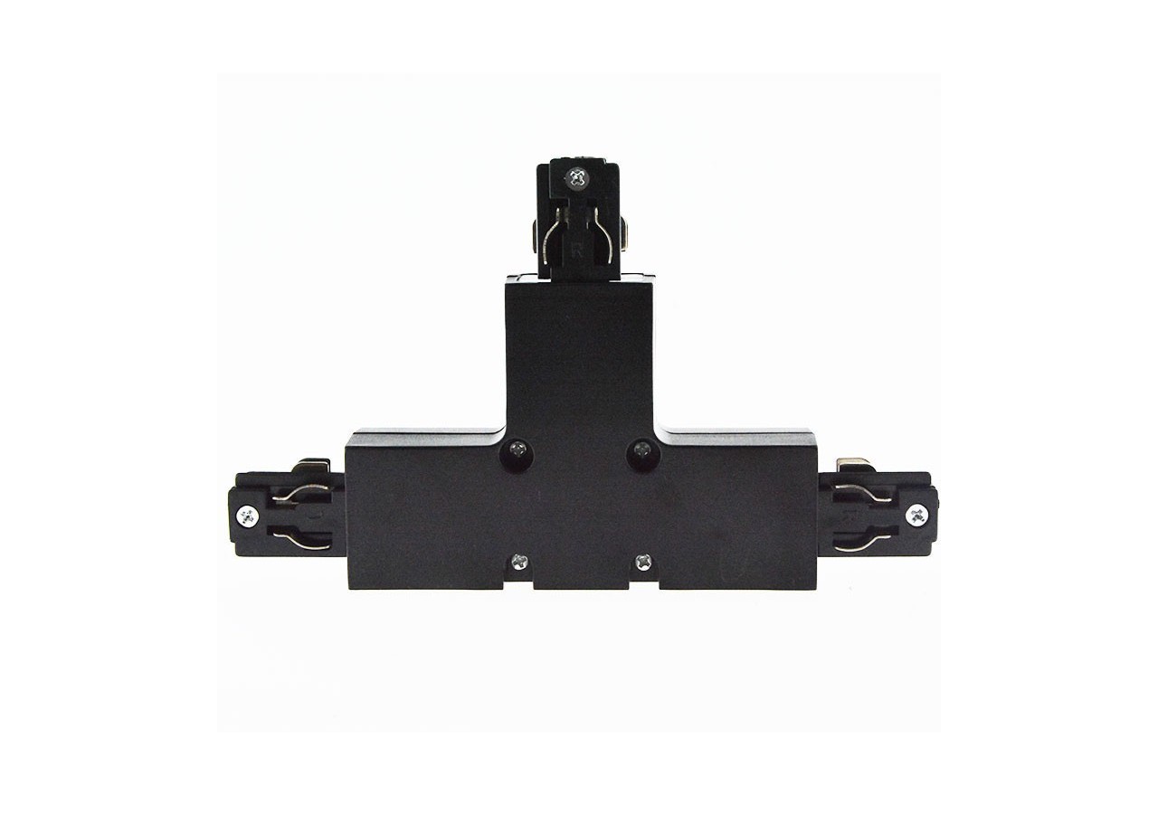 Connecteur en "T" rail électrifié 3 phases - BTT-GB04-N - Barcelona LED