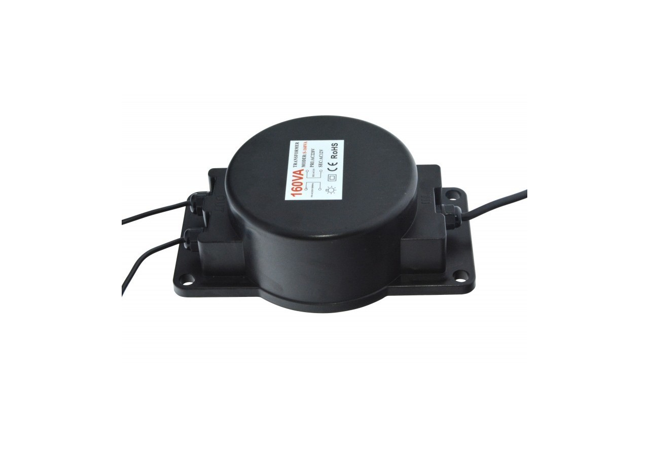 Transformateur 12V étanche CA 160W IP67 - B2161-160 - Barcelona LED