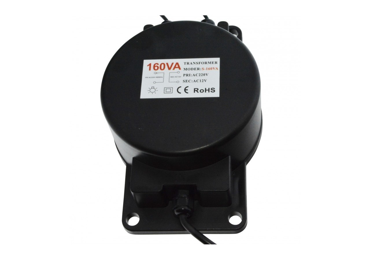 Transformateur 12V étanche CA 160W IP67 - B2161-160 - Barcelona LED