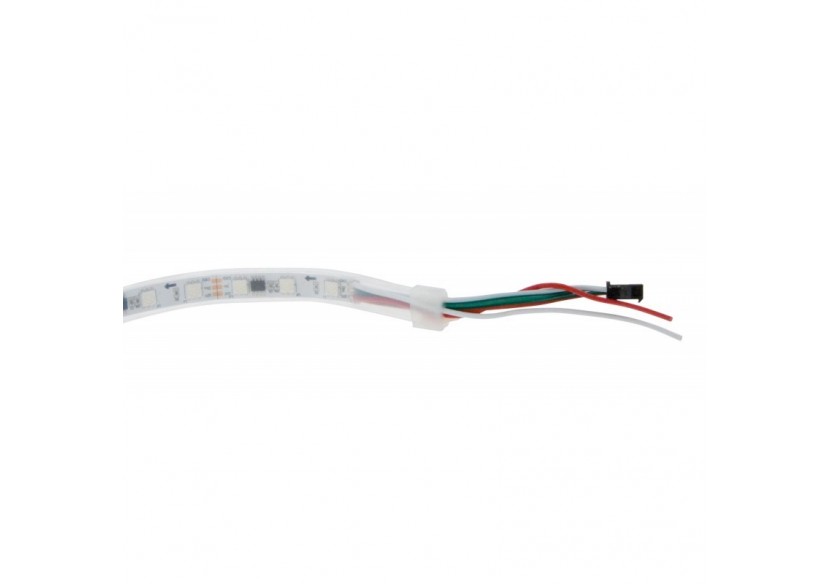 Ruban LED intelligent IC RGB 12V DC-14,4 W/m-IP65-60 LED/m-Largeur 10mm-5 mètres - B1575RGB - Barcelona LED Ruban LED intelligent IC RGB 12V DC-14,4 W/m-IP65-60 LED/m-Largeur 10mm-5 mètres - B1575RGB - Barcelona LED