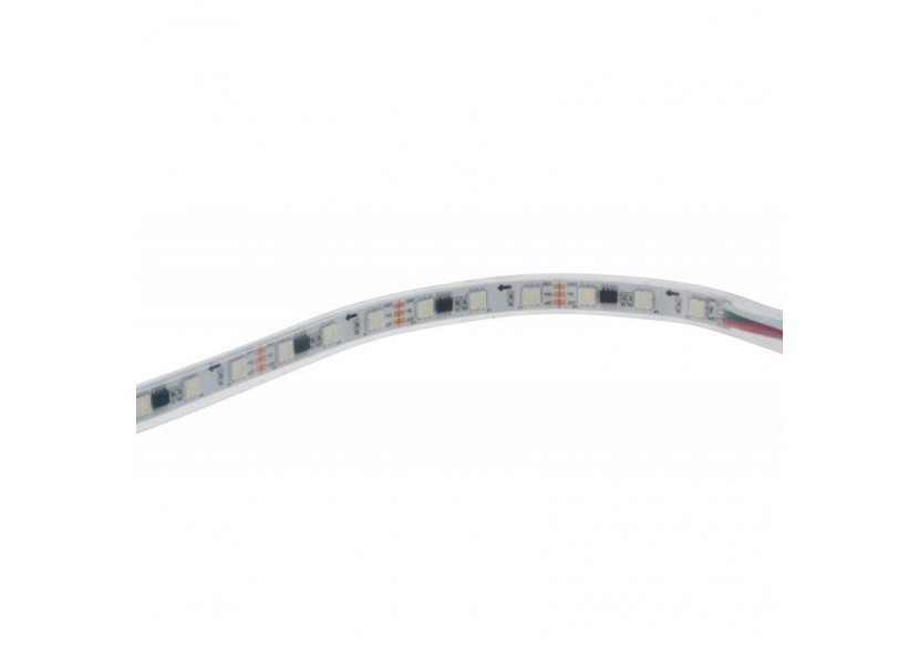 Ruban LED intelligent IC RGB 12V DC-14,4 W/m-IP65-60 LED/m-Largeur 10mm-5 mètres - B1575RGB - Barcelona LED Ruban LED intelligent IC RGB 12V DC-14,4 W/m-IP65-60 LED/m-Largeur 10mm-5 mètres - B1575RGB - Barcelona LED