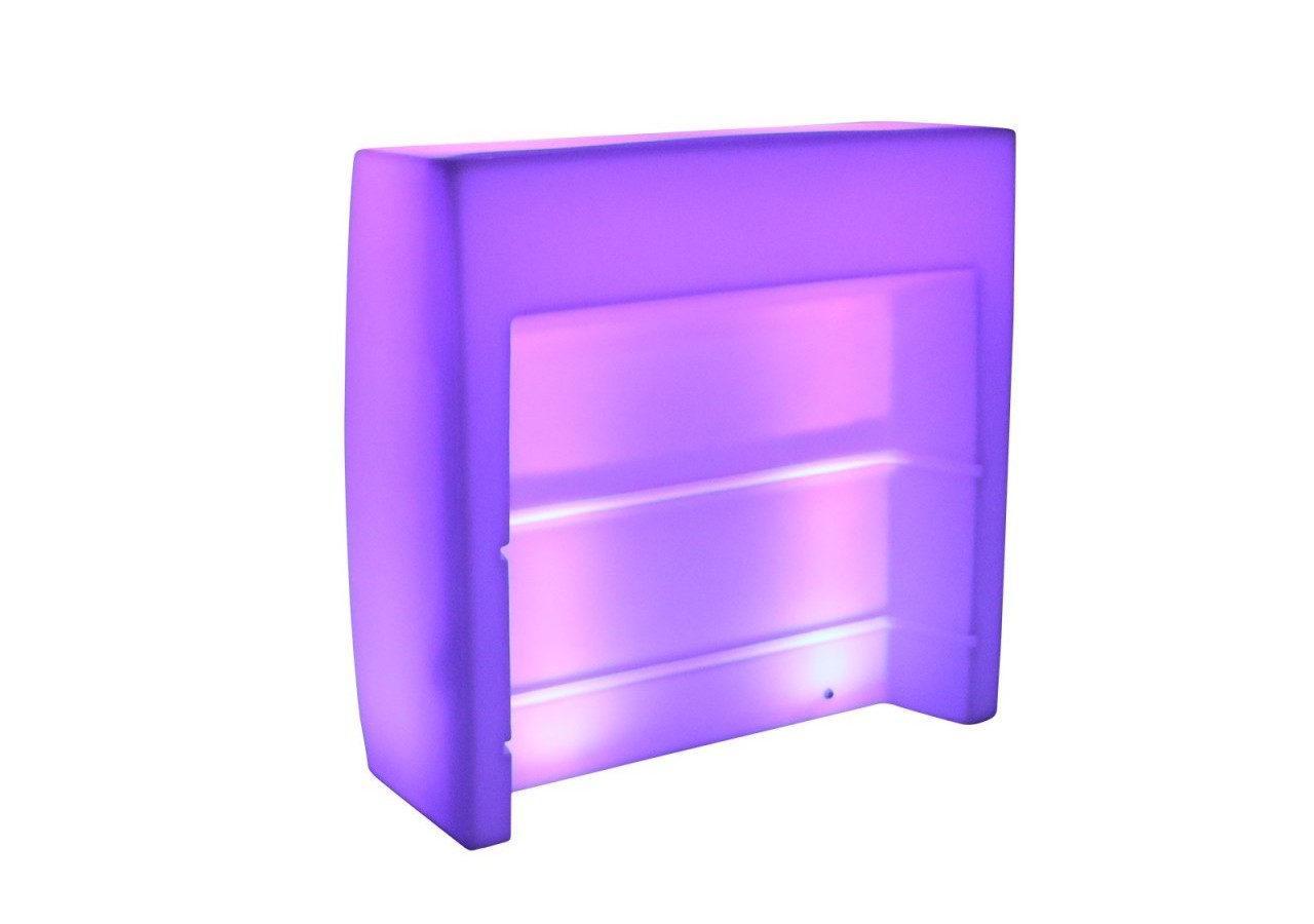 Comptoir lumineux LED RGBW 10W sans fil IP65 110x46x110cm - MU5002 - Barcelona LED