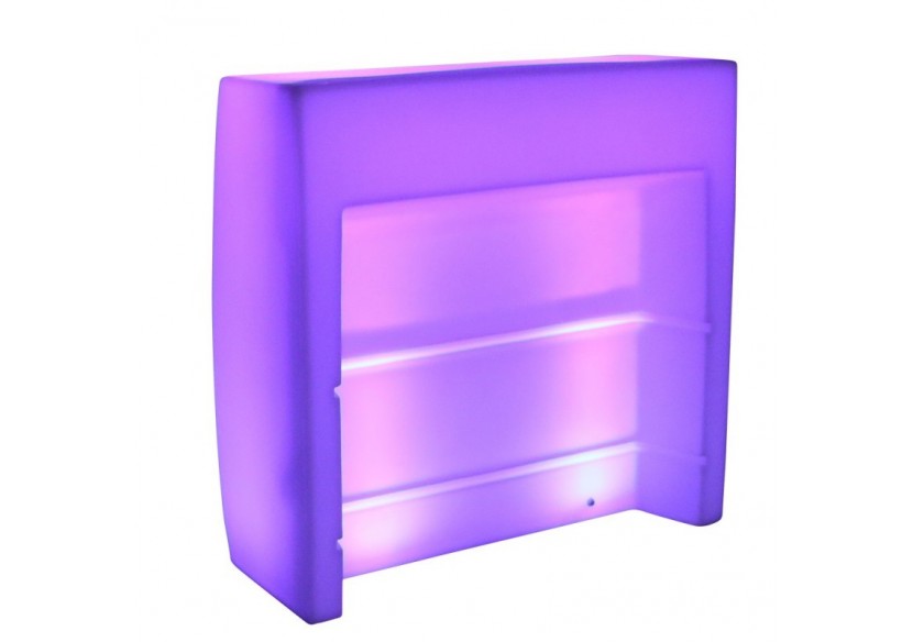 Comptoir lumineux LED RGBW 10W sans fil IP65 110x46x110cm - MU5002 - Barcelona LED