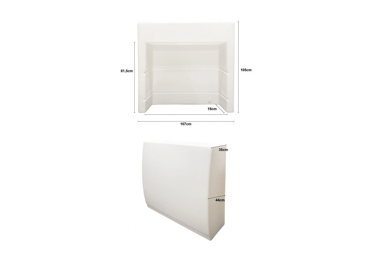 Comptoir lumineux LED RGBW 10W sans fil IP65 110x46x110cm - MU5002 - Barcelona LED