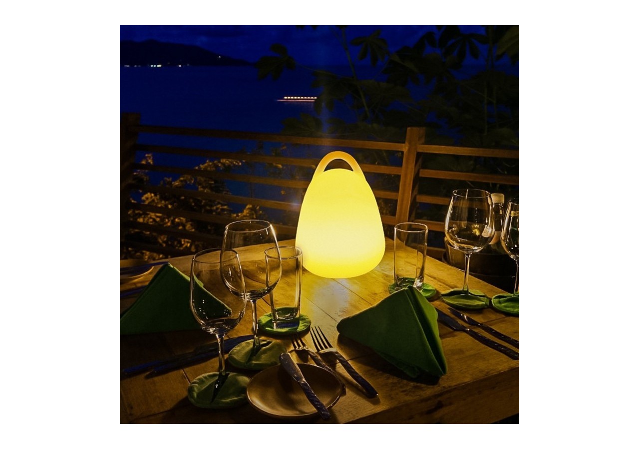 Lampe LED RGBW portative sans fil 2,4W IP65 - MU4002 - Barcelona LED