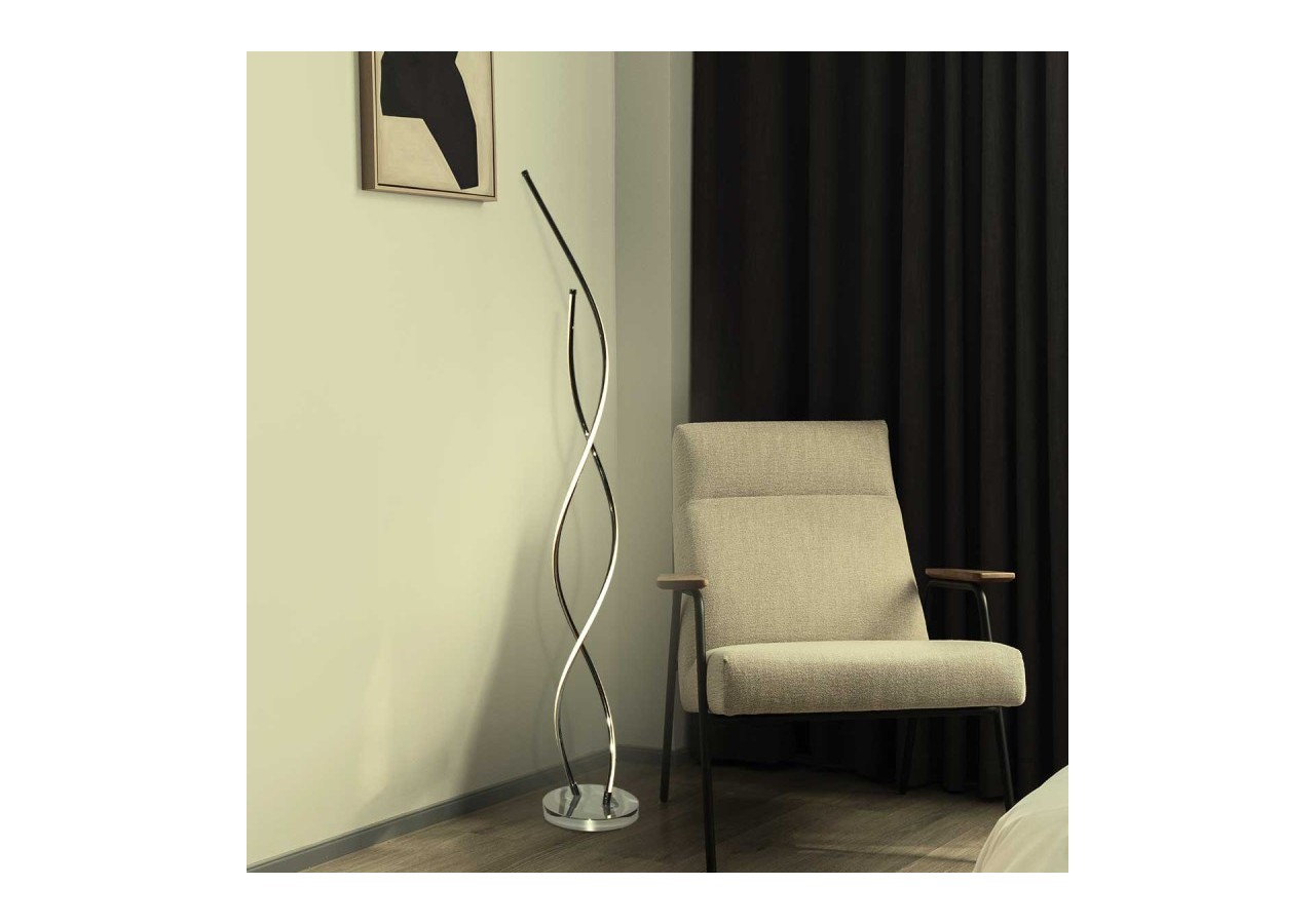 Lampe sur pied LED "Helix-F" 25W - L3025-P-BC - Barcelona LED