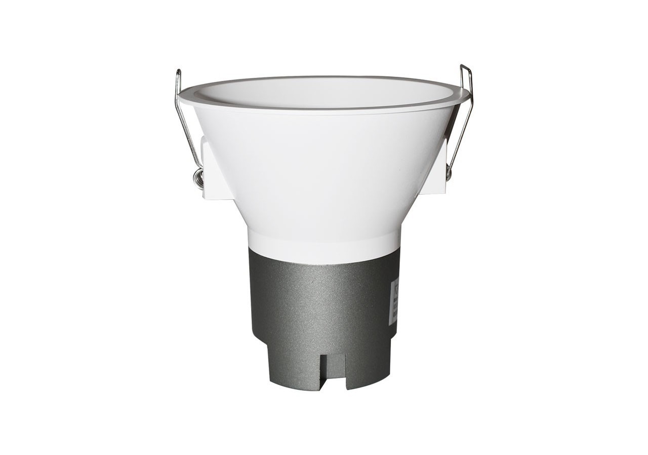 Spot LED encastrable 10W "KOPPA"-Optique 24 degrés-Coupe diamètre 100mm-Faible UGR - MODR11-24-B-4000 - Barcelona LED