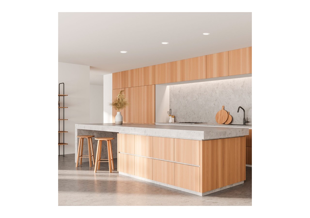 Spot LED encastrable 10W "KOPPA"-Optique 24 degrés-Coupe diamètre 100mm-Faible UGR - MODR11-24-B-4000 - Barcelona LED