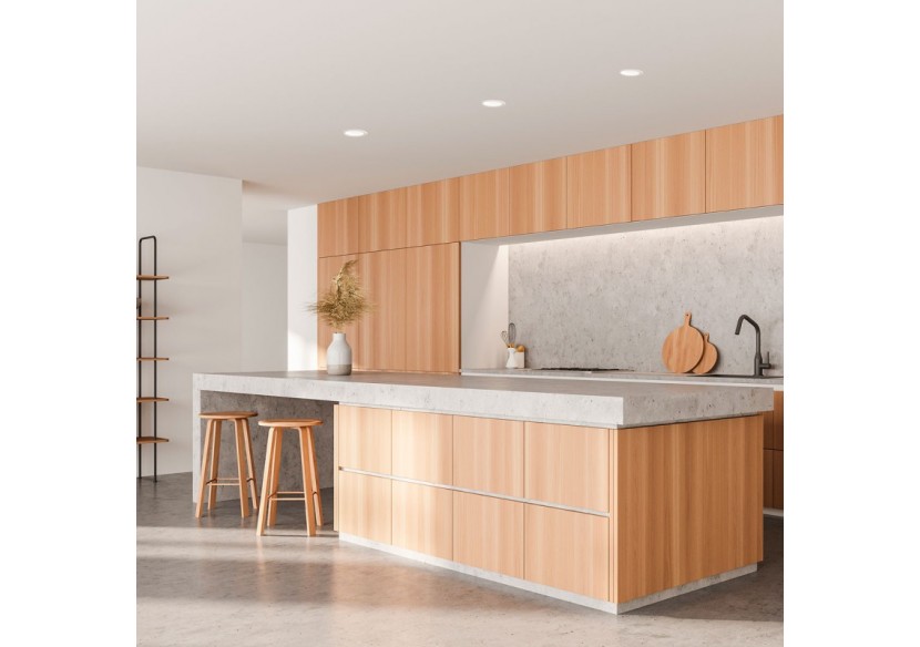 Spot LED encastrable 10W "KOPPA"-Optique 24 degrés-Coupe diamètre 100mm-Faible UGR - MODR11-24-B-4000 - Barcelona LED