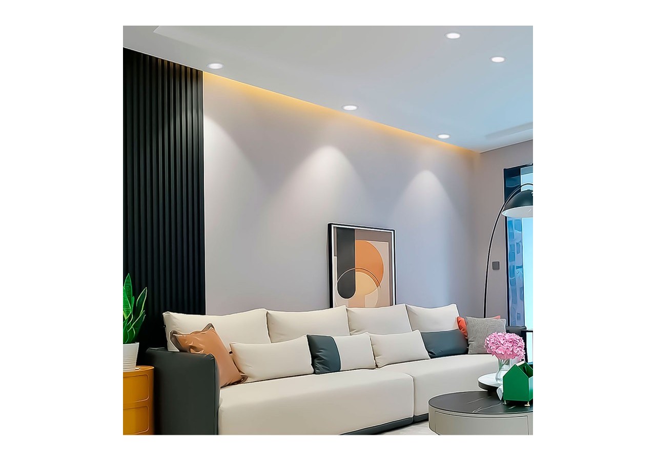 Spot LED encastrable 10W "KOPPA"-Optique 24 degrés-Coupe diamètre 100mm-Faible UGR - MODR11-24-B-4000 - Barcelona LED