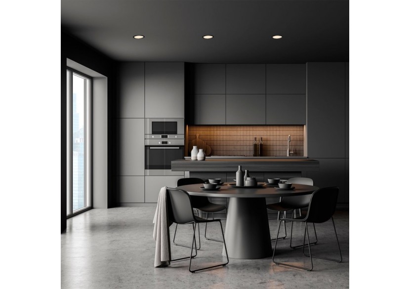 Spot LED encastrable 11W "KOPPA"-Optique 15 degrés-Coupe diamètre 100mm-Faible UGR - MODR11-15-N-4000 - Barcelona LED