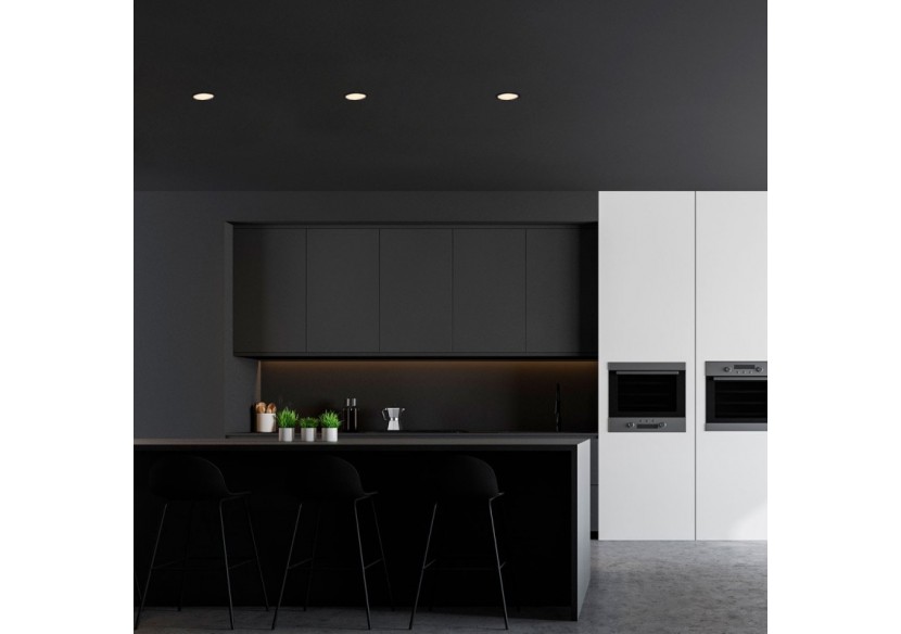 Spot LED encastrable 11W "KOPPA"-Optique 15 degrés-Coupe diamètre 100mm-Faible UGR - MODR11-15-N-4000 - Barcelona LED