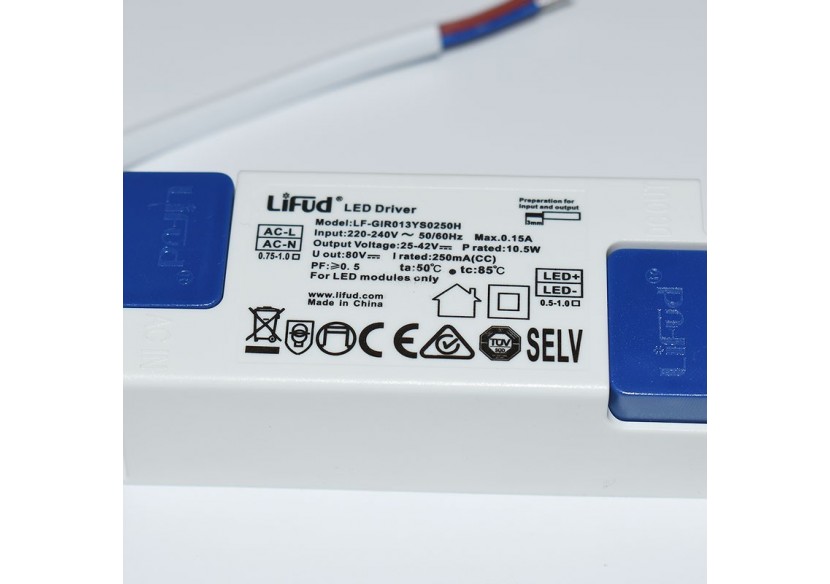 Spot LED encastrable 11W "KOPPA"-Optique 15 degrés-Coupe diamètre 100mm-Faible UGR - MODR11-15-N-4000 - Barcelona LED