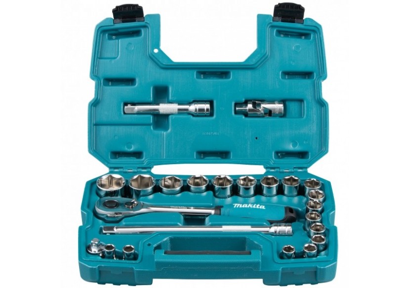 Coffret Clé à cliquet 1/2’’ - Makita : Confort'Mat